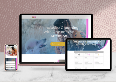 Web Design voor The Pink Poodle Salon