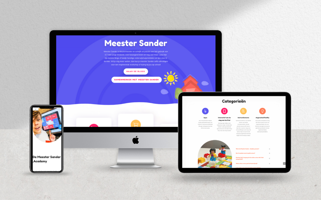 Web Design voor MeesterSander.nl